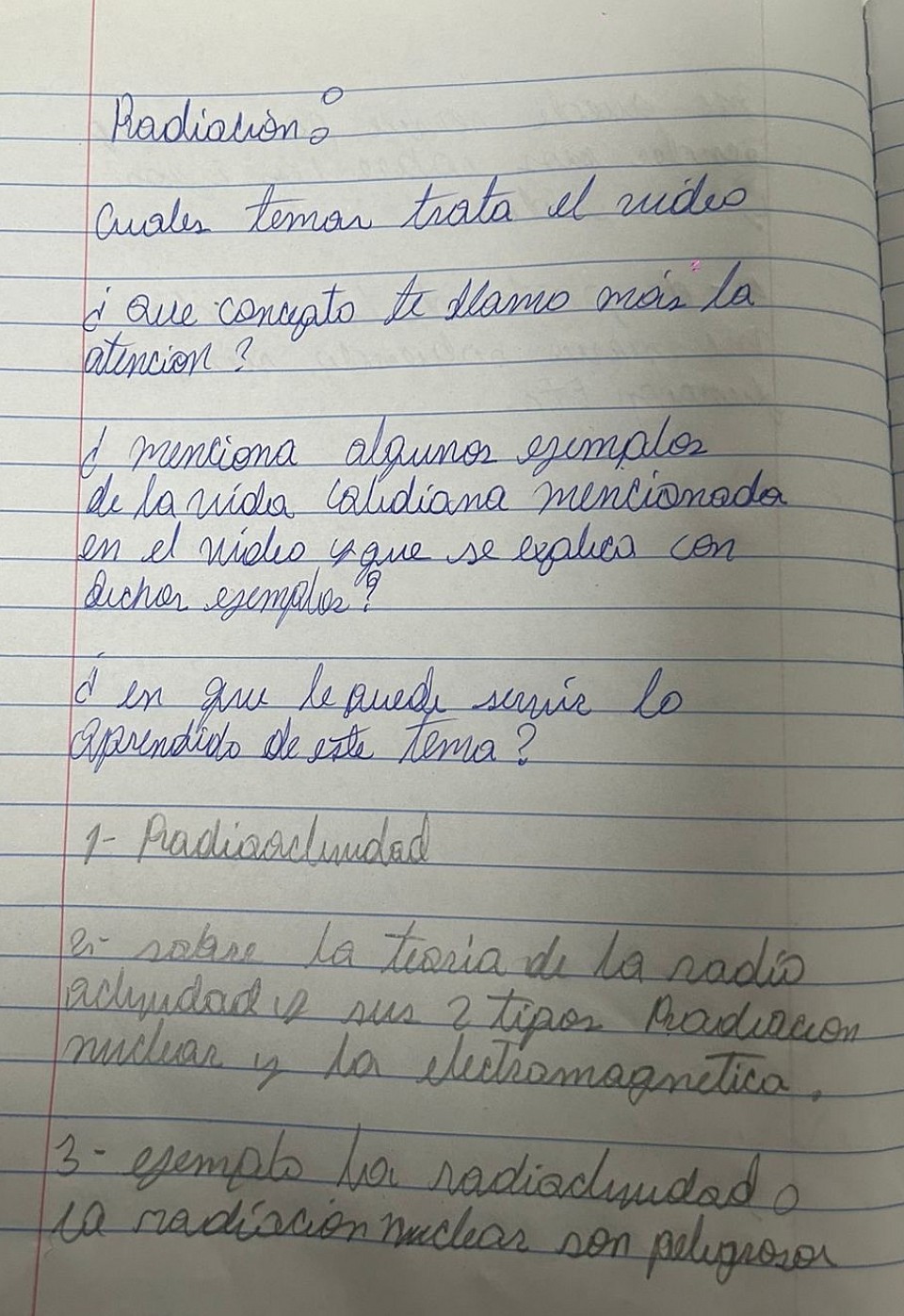 Radiación